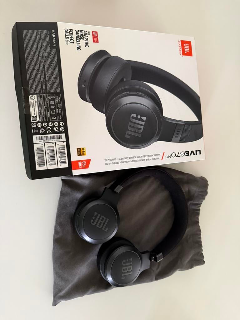 JBL Live 670NC – Nieuw, ongeopend – Noise Cancelling, Audio, Tv en Foto, Hoofdtelefoons, Overige merken, Nieuw, Ophalen of Verzenden