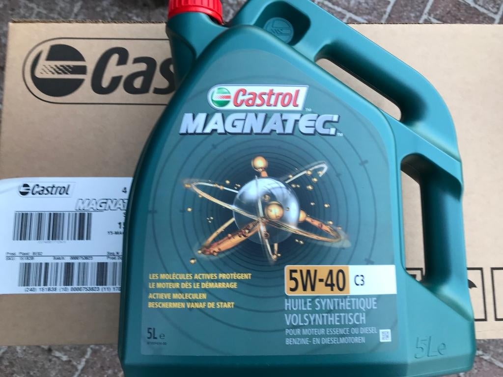 huile moteur Castrol MAGNATEC 5W40 ACEA C3, Enlèvement