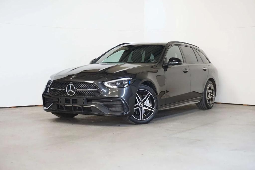 Mercedes-Benz C-CLASS 300 AMG - Night pakket - Trekhaak, Autos, Cuir, Argent ou Gris, Euro 6, Entreprise