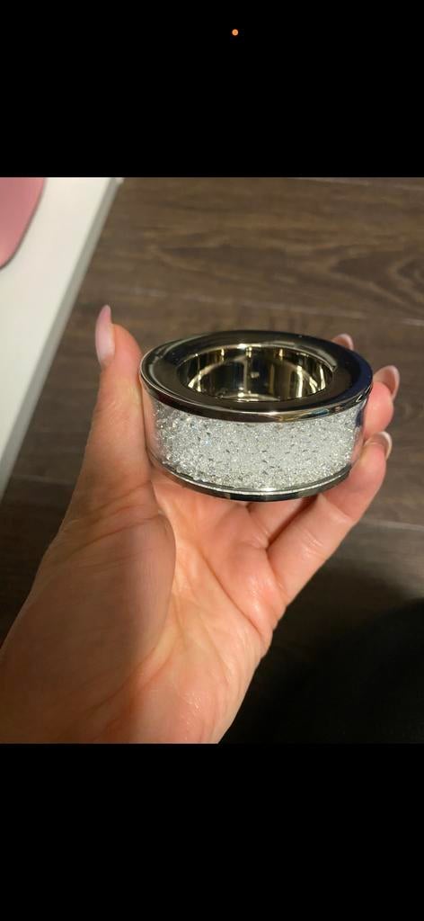 Swarovski theelicht, Kleding | Heren, Riemen en Ceintuurs, Ophalen, Zo goed als nieuw