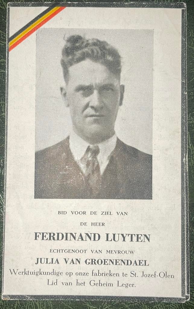 BP oorlog Gerdinad Luyten, Verzamelen, Ophalen of Verzenden