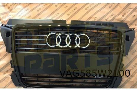 Audi A3 (8/08-8/12) grille (bij matzwarte rand) (VMZ black), Neuf, -, Audi, -