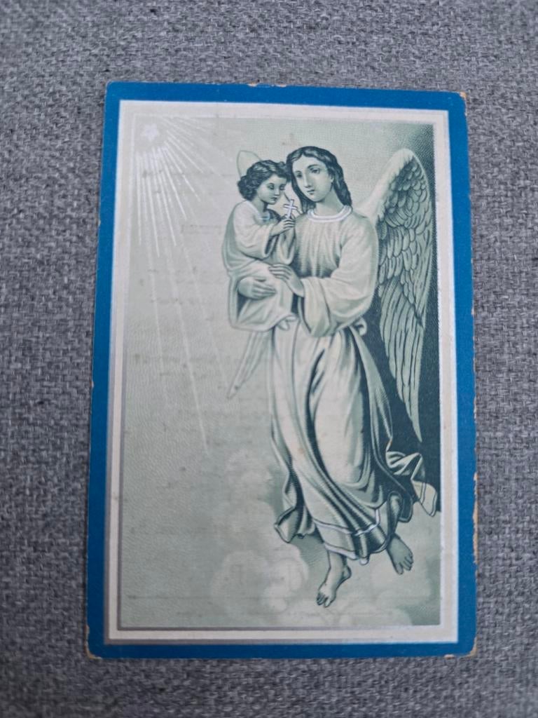 Doodsprentje kind 1904 , Vorst, Ophalen of Verzenden, Bidprentje