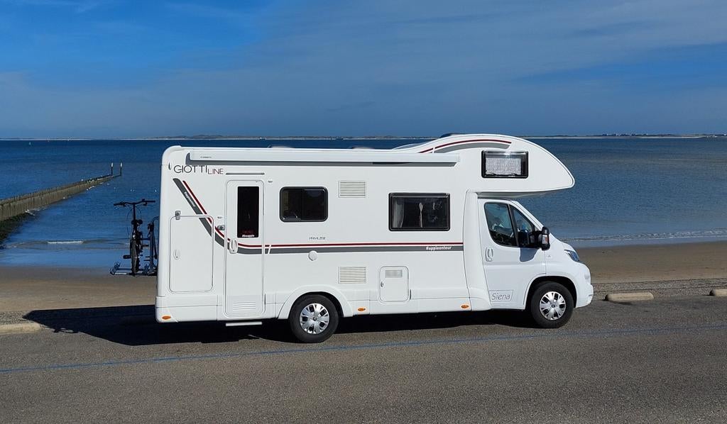 Giottiline Siena 435 alkoof camper, Caravans en Kamperen, Mobilhomes, Particulier, Alkoof, Luifel, Ophalen