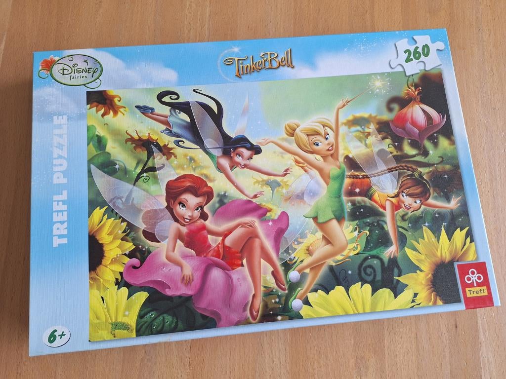 ✪ Puzzel Tinkerbell Disney - 260st, Kinderen en Baby's, Speelgoed | Kinderpuzzels, Ophalen of Verzenden, Meer dan 50 stukjes, Zo goed als nieuw