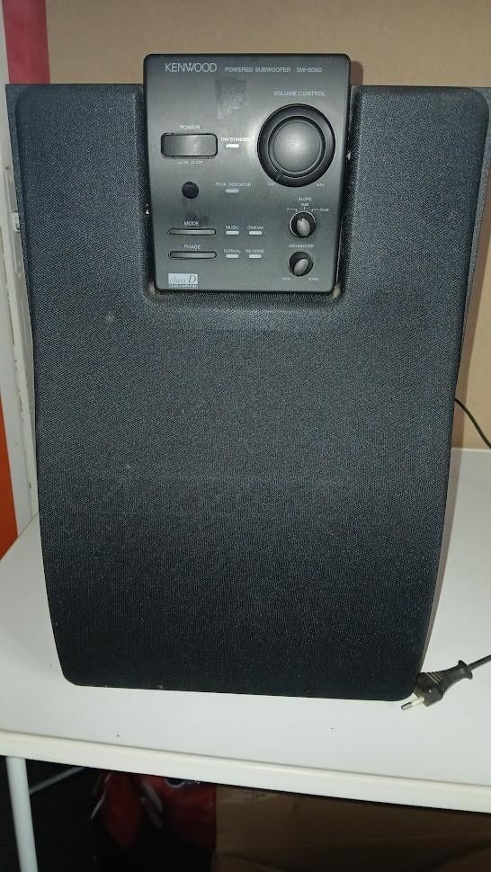 subwoofer box met versterker, Ophalen