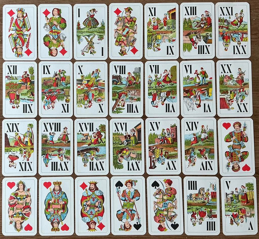 Oude TAROT speelkaarten, Verzamelen, Ophalen of Verzenden, Zo goed als nieuw, Speelkaart(en)