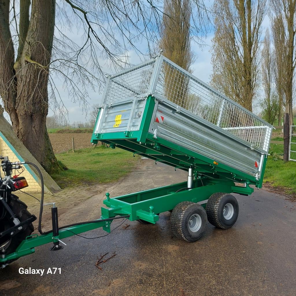 3 punt kipper minitractor 2.5T met loofrekken UNIEK!, Ophalen