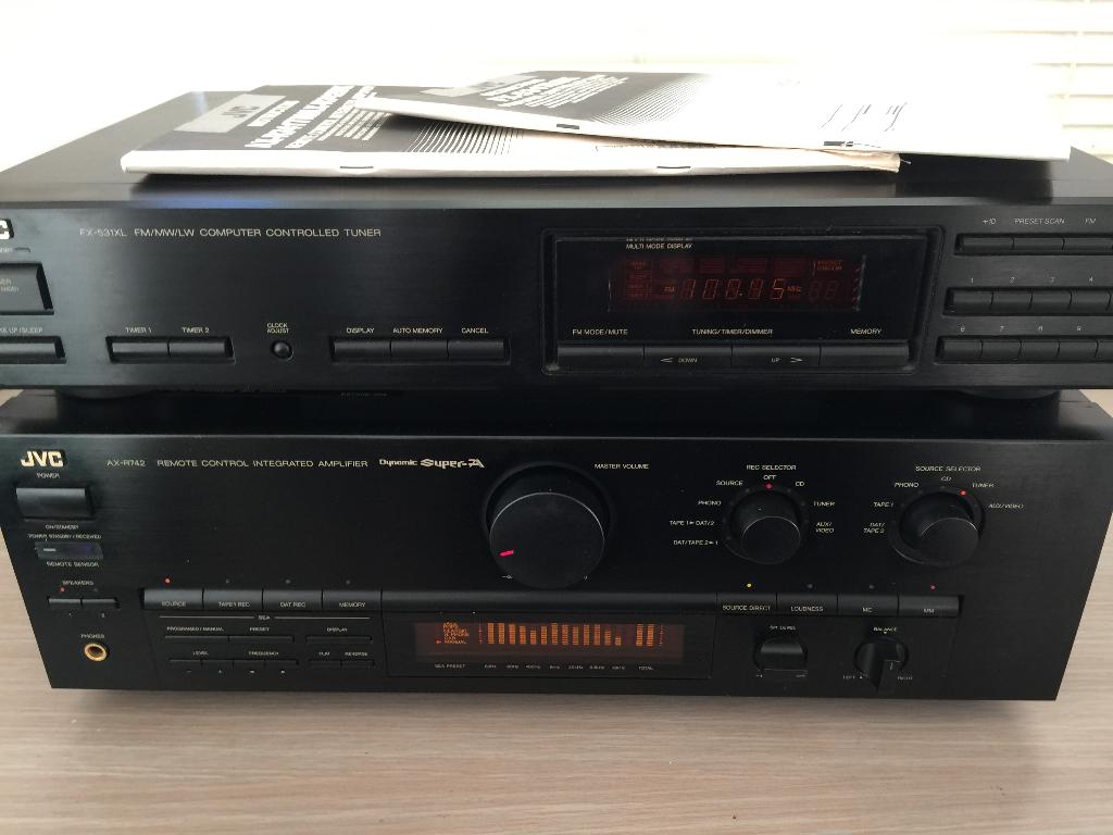 JVC AX-R 742 versterker met FX-531 timer/tuner, Ophalen, JVC