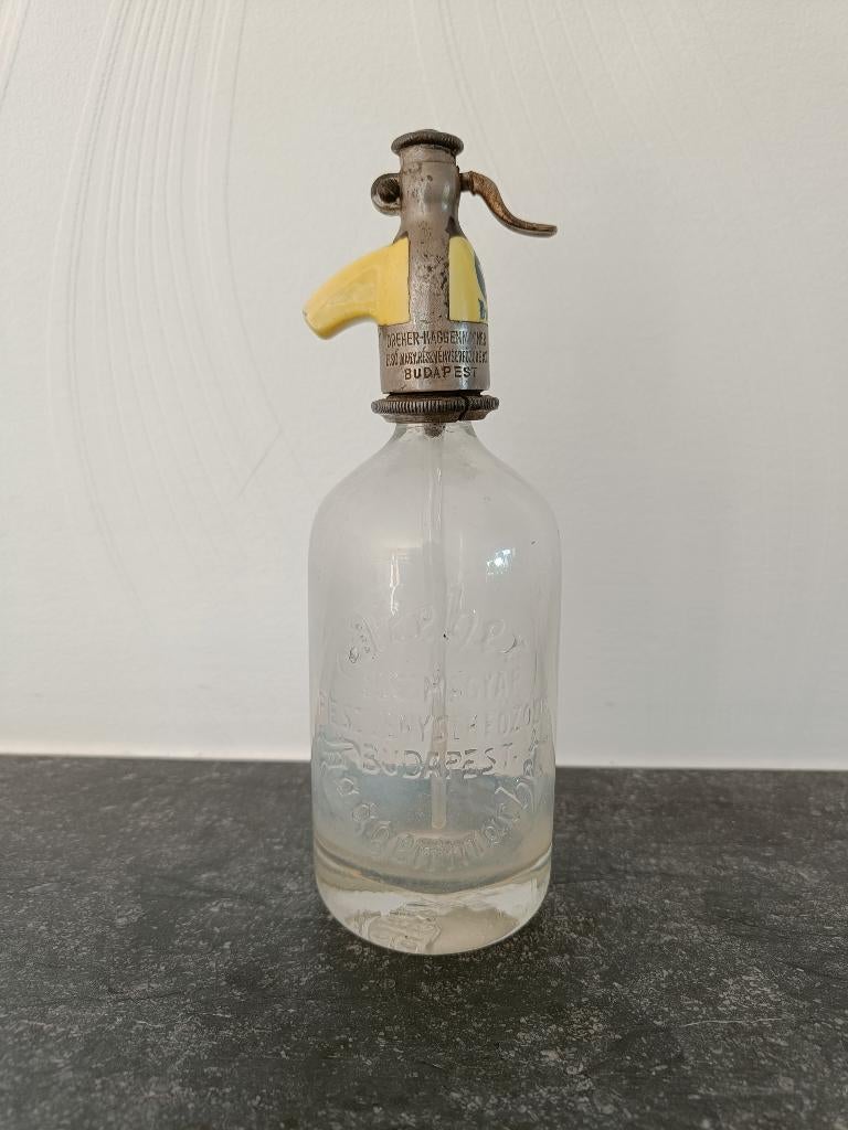 Klein mooi en zeldzaam sodaflesje van 1935. Hoogte: 20,50 cm, Ophalen of Verzenden