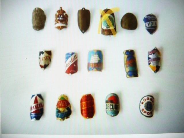 vélo ancien, écussons oldtimer  plaques de vélos vintage, Enlèvement ou Envoi