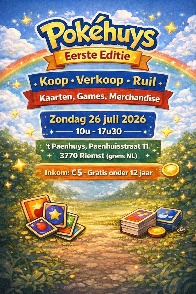 Standhouders gezocht pokémonbeurs, Enlèvement ou Envoi