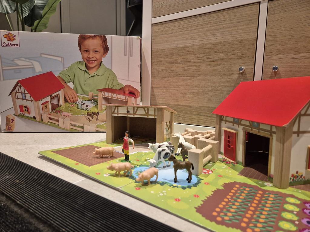 Set de jeu Eichhorn - Ferme avec animaux, Enfants & Bébés, Enlèvement ou Envoi, Utilisé