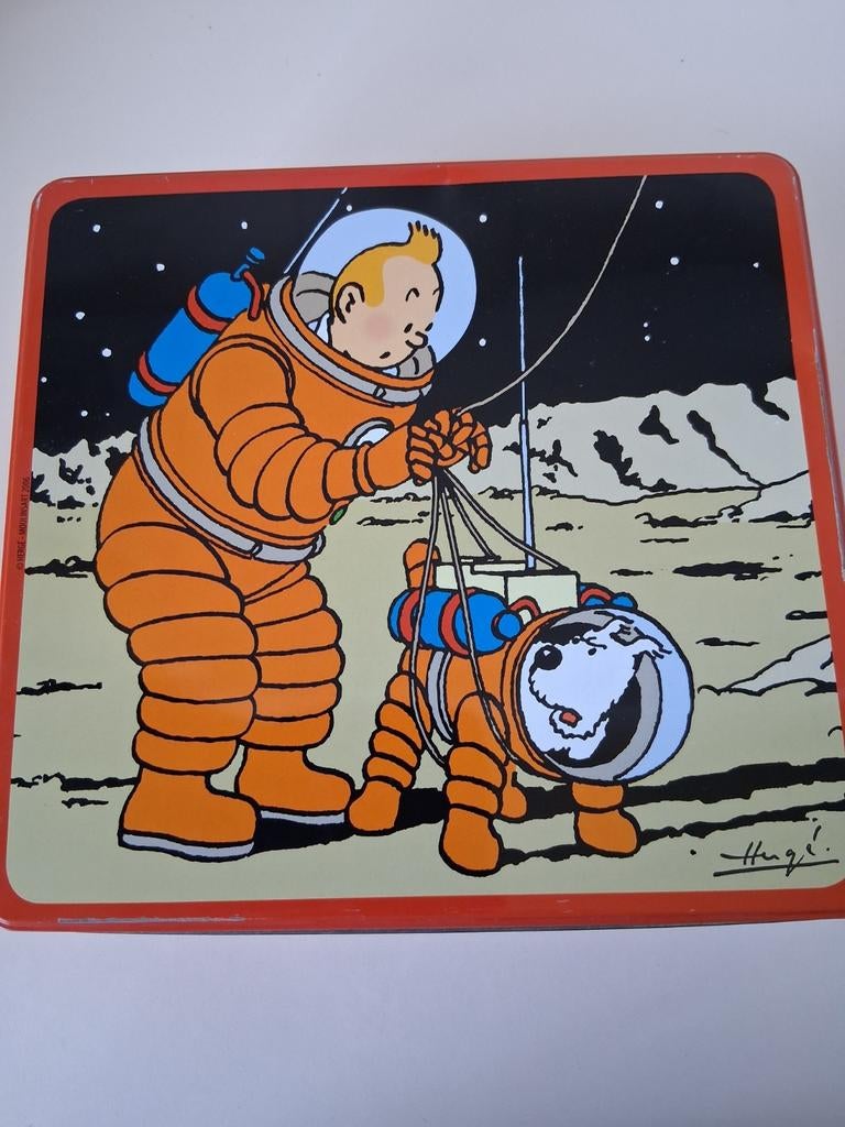 Blikken doos Kuifje op de maan, Enlèvement ou Envoi