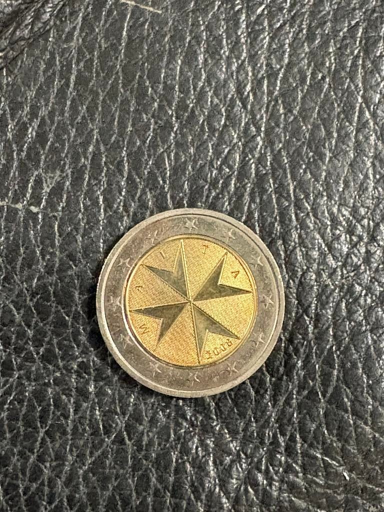 2 € Malta 2008, Postzegels en Munten, Ophalen of Verzenden, Malta