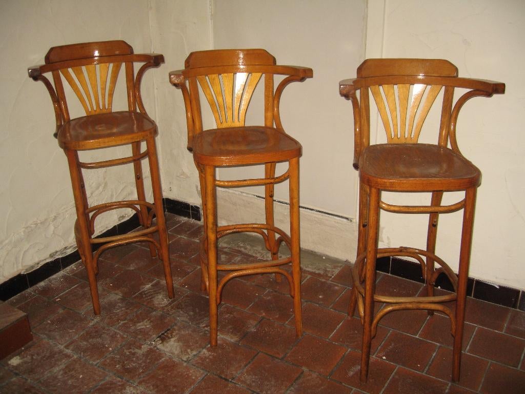 TABOURETS DE BAR EN BOIS, Enlèvement