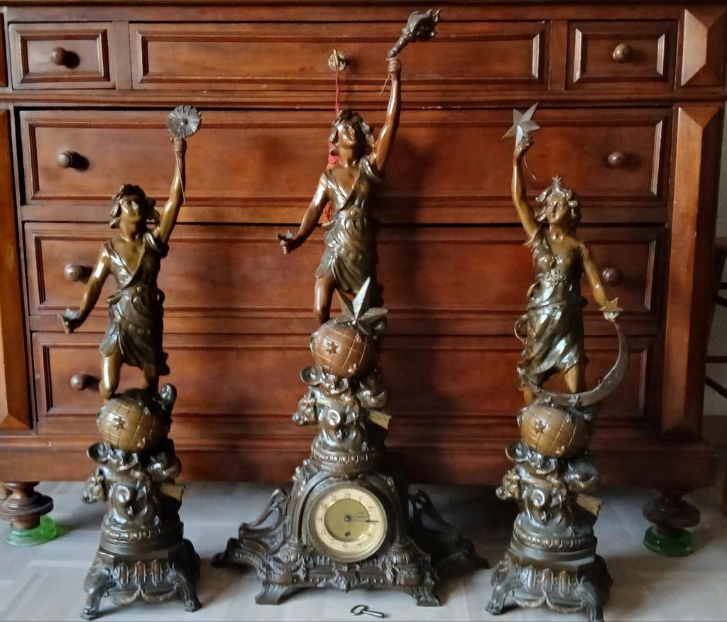 Schouw garnituur, Ophalen