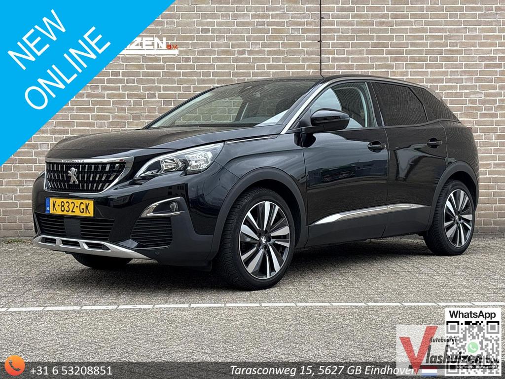 Peugeot 3008 1.2 PureTech Blue Lease Premium Avantage | € 8., Autos, Peugeot, Achat, Entreprise, Boîte manuelle, Noir