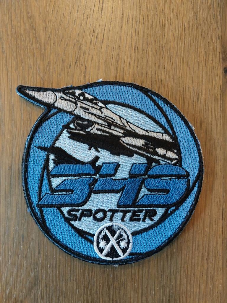 Patch Belgian Air Force 349 Squadron spotter, Verzamelen, Verzenden, Luchtmacht, Embleem of Badge