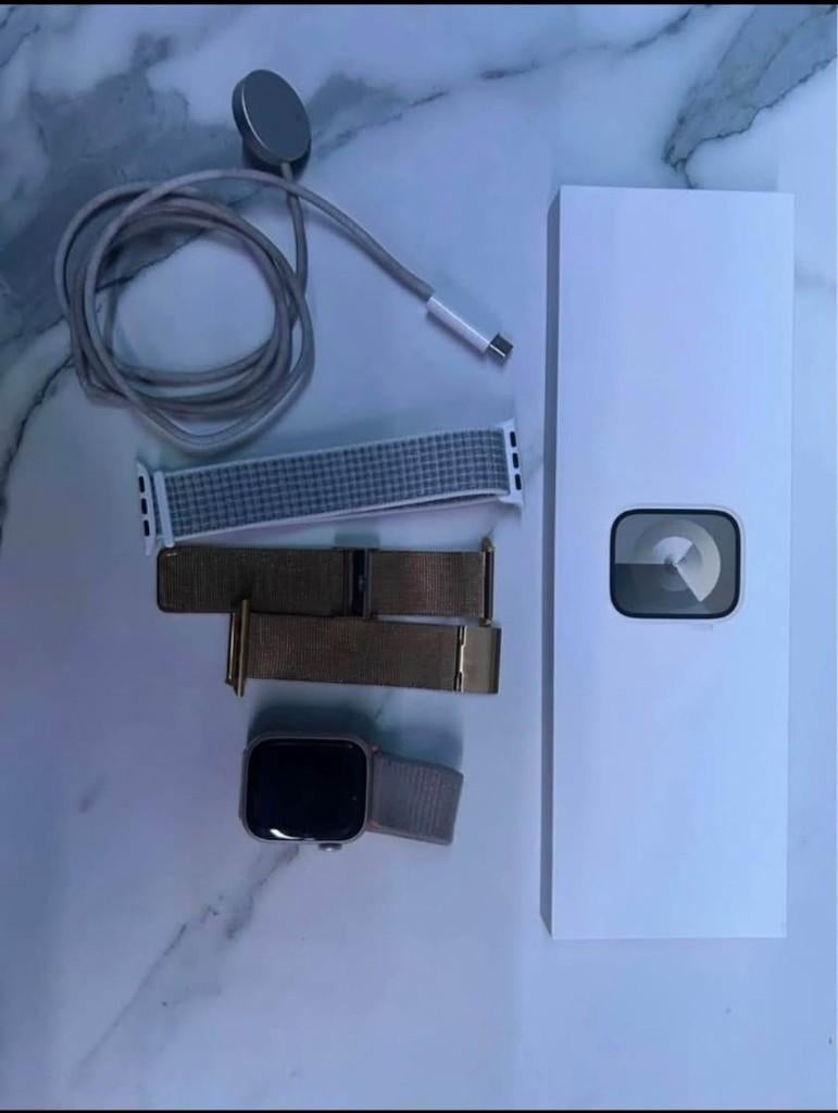 apple watch serie 9, Handtassen en Accessoires, Smartwatches, Ophalen, Gebruikt, Conditie, IOS