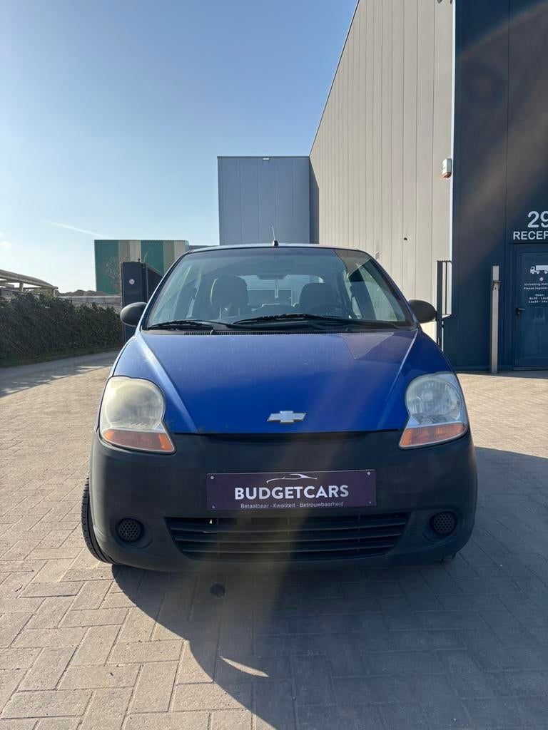 Chevrolet Matiz 1.0Benzine/2009/126.000Km/Lez/Gekeurd1.650€, Auto's, Chevrolet, Stof, Matiz, Blauw, Bedrijf