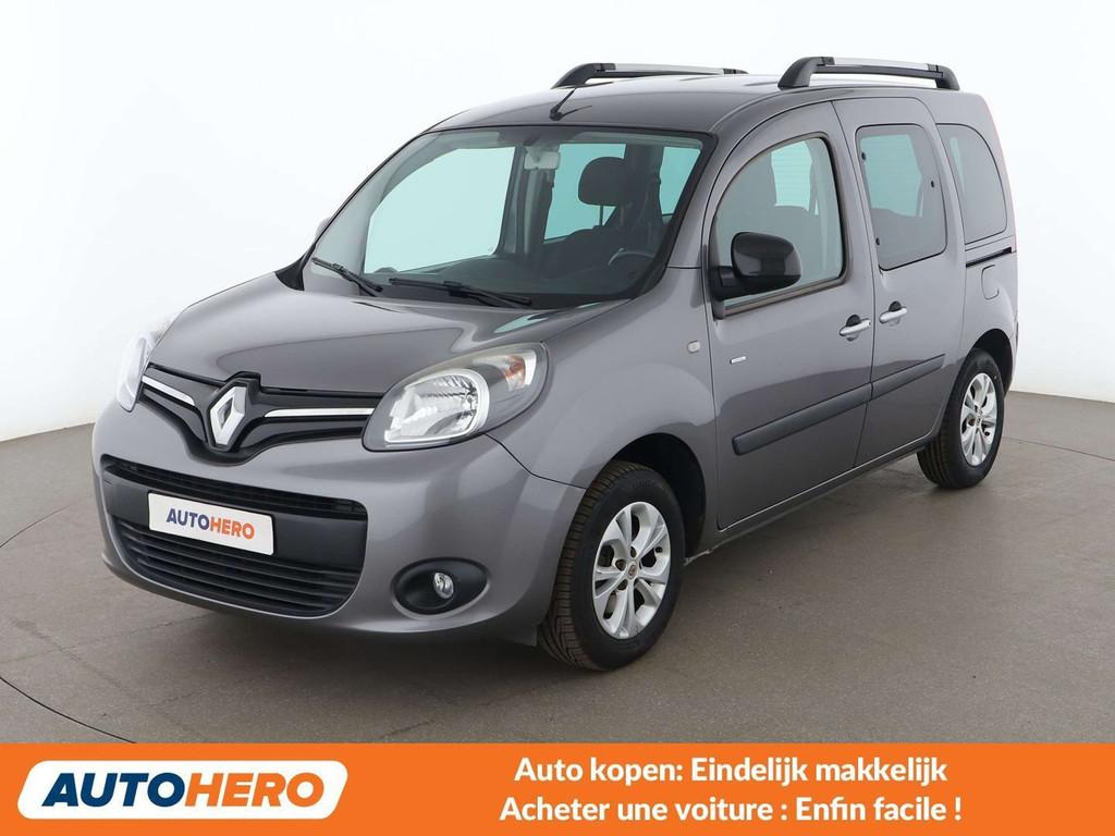 Renault Kangoo 1.2 TCe Energy Limited (bj 2017), Auto's, Voorwielaandrijving, Stof, Zwart, Overige carrosserie