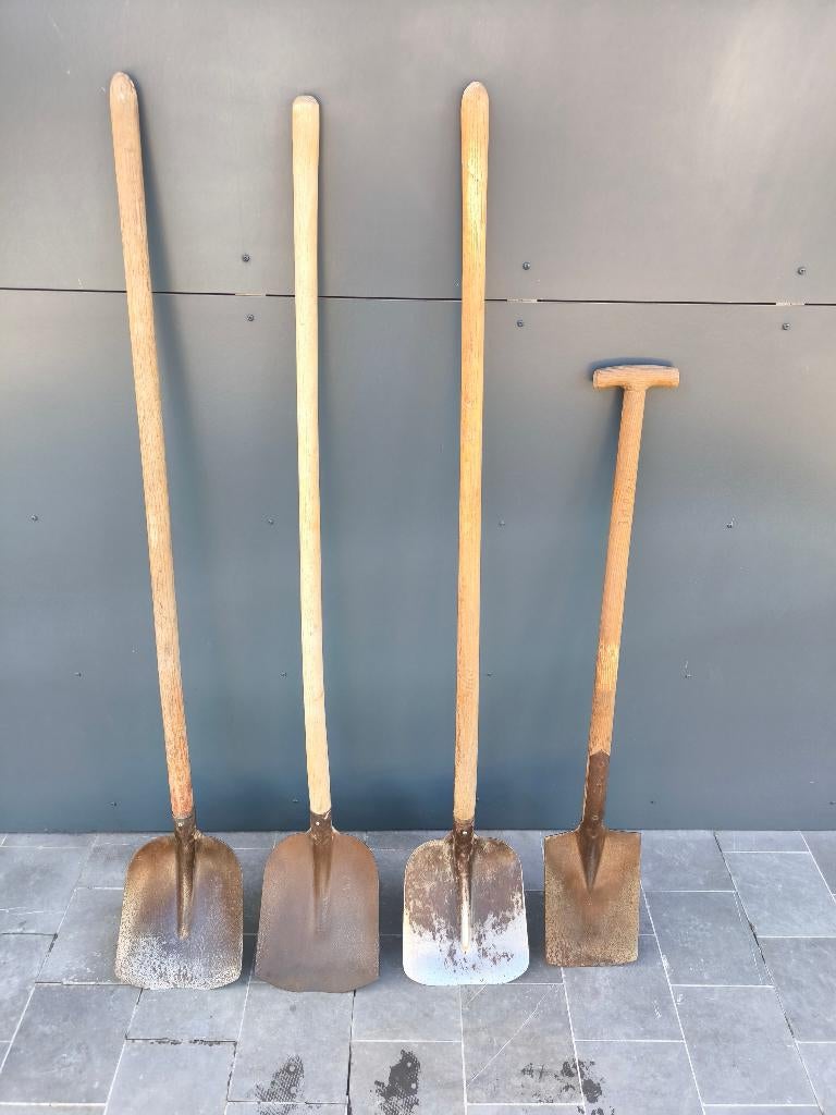 Polet 3 schoppen en 1 Ideal spade, Tuin en Terras, Hand-tuingereedschap, Ophalen, Gebruikt, Spade, Polet