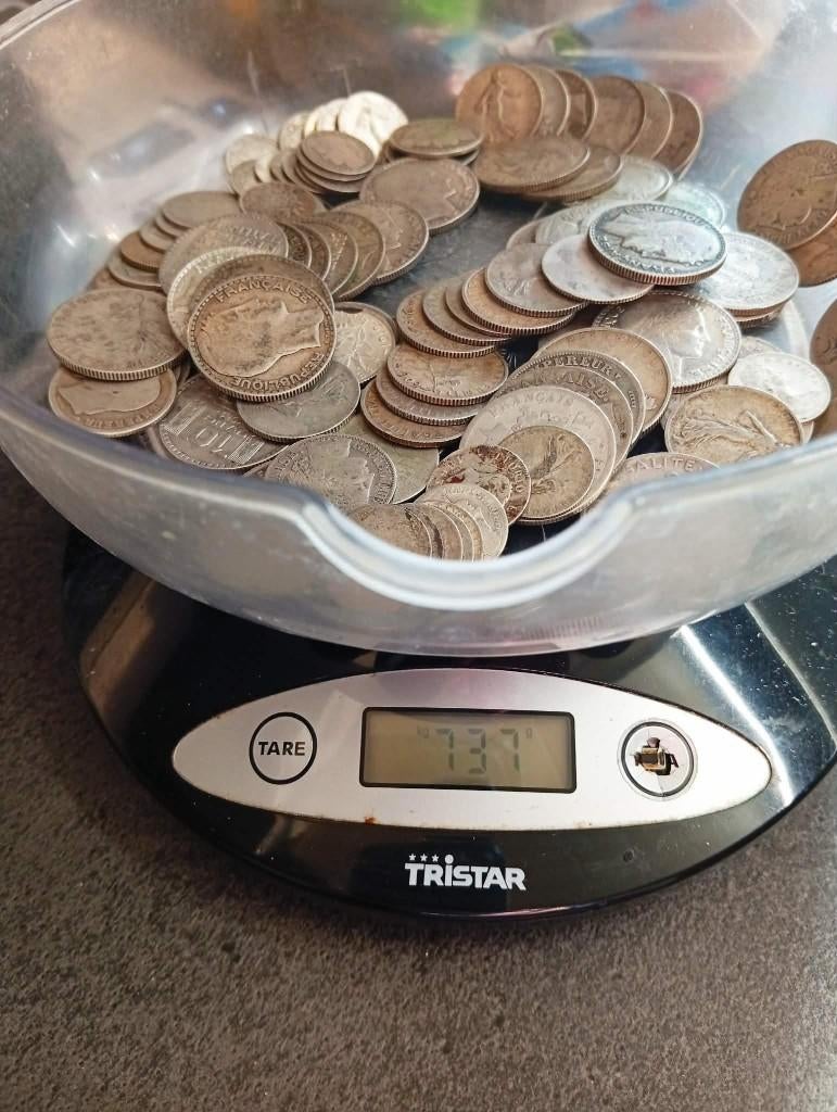 500 grammes argent net, Timbres & Monnaies, Enlèvement ou Envoi, Autres pays, Monnaie en vrac, Argent