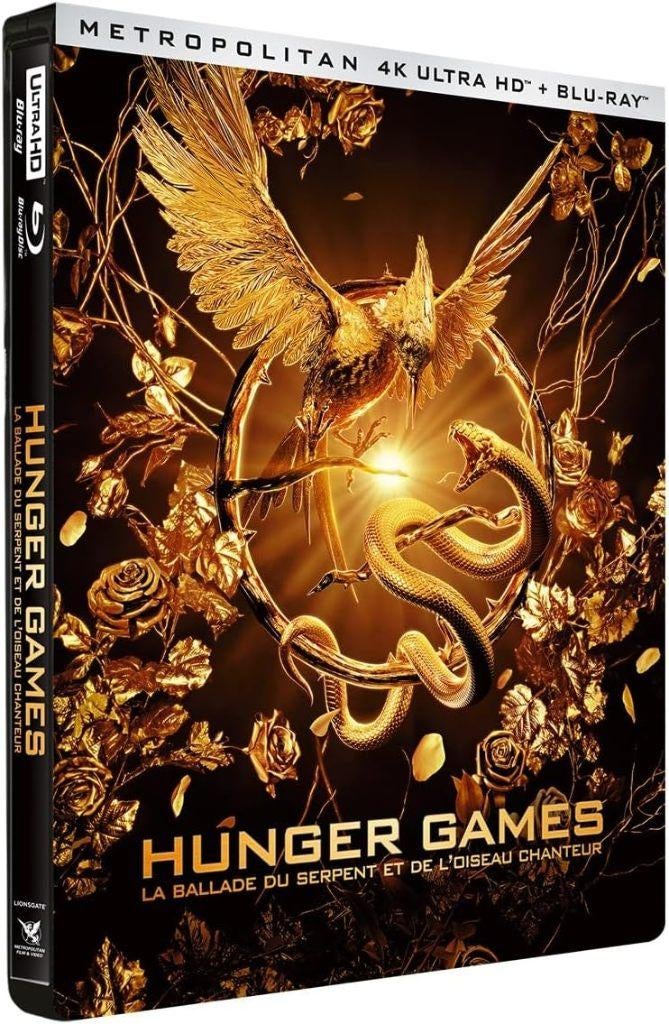 Bluray 4k Hunger Games Ballade du Serpent et Oiseau Chanteur, CD & DVD, Blu-ray, Comme neuf, Coffret, Enlèvement ou Envoi