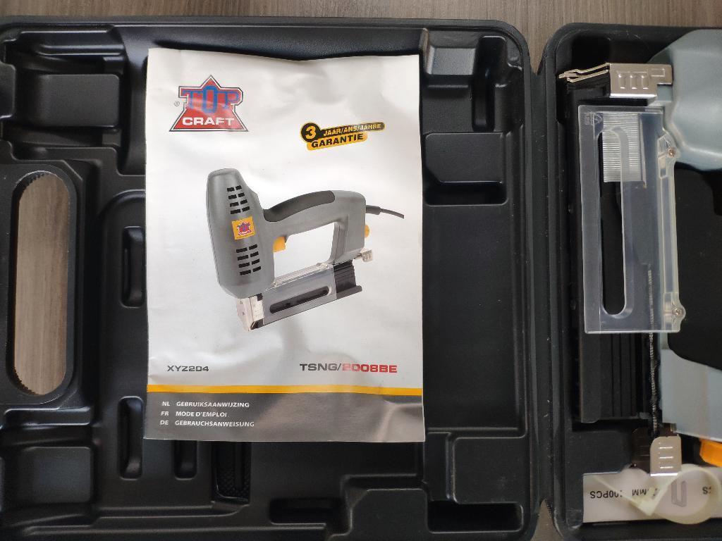 TopCraft Nietmachine, Ophalen, Gebruikt