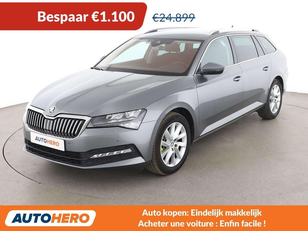 Skoda Superb 1.5 TSI ACT Ambition (automatique), Autos, Skoda, Argent ou Gris, Achat, 5 portes, Tissu