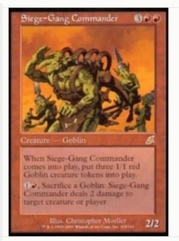 Siege-Gang Commander - SCG - MTG - BETER DAN GD, Hobby en Vrije tijd, Verzamelkaartspellen | Magic the Gathering, Ophalen of Verzenden