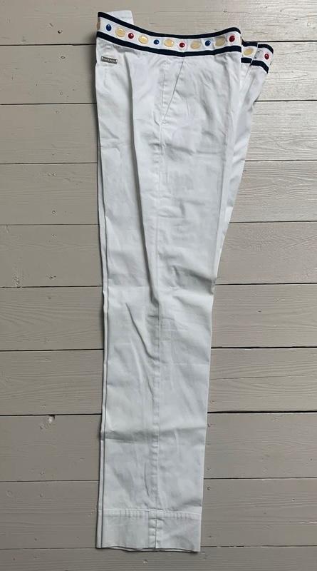 Détails de luxe à la taille du chino blanc Paul & Shark, Trois-quarts, Paul & Shark, Enlèvement ou Envoi, Taille 36 (S)