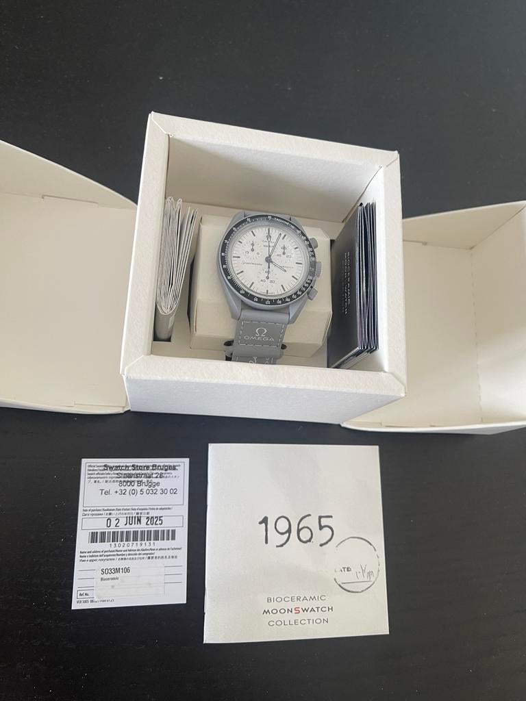 Omega x Swatch moonswatch 1965, Enlèvement ou Envoi, Autres matériaux, Neuf, Montre-bracelet