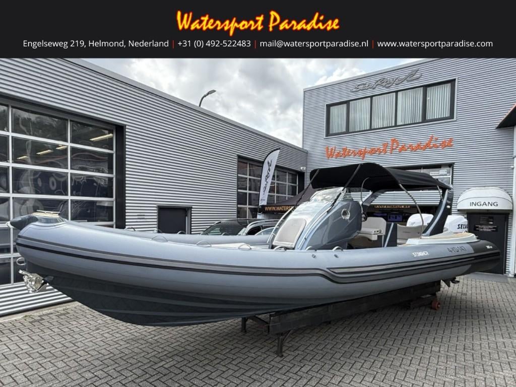 Stingher RIB GT30, Watersport en Boten, Rubberboten, Zo goed als nieuw, Benzine, 200 pk of meer, Overige materialen