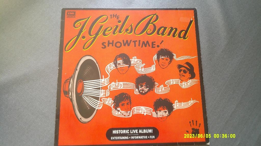 The J.Geils Band – Showtime! (LP), Ophalen of Verzenden, Gebruikt