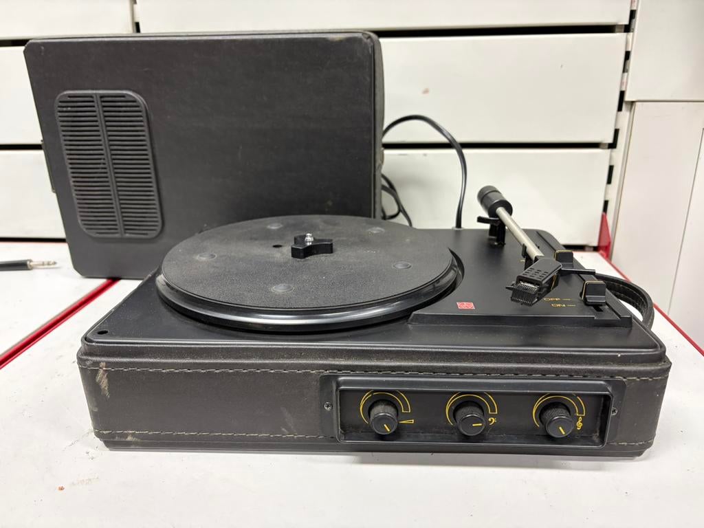 Électrophone Vintage Tesla GZ 040 - Tourne-disque Valise, Enlèvement ou Envoi, Utilisé, Tourne-disque