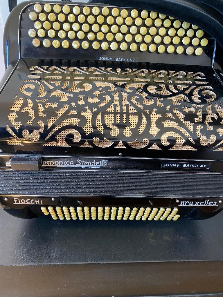 ACCORDEON FRATELLI  ITALIAANS, Muziek en Instrumenten, Accordeons, Ophalen, Gebruikt, Met koffer, Knopaccordeon