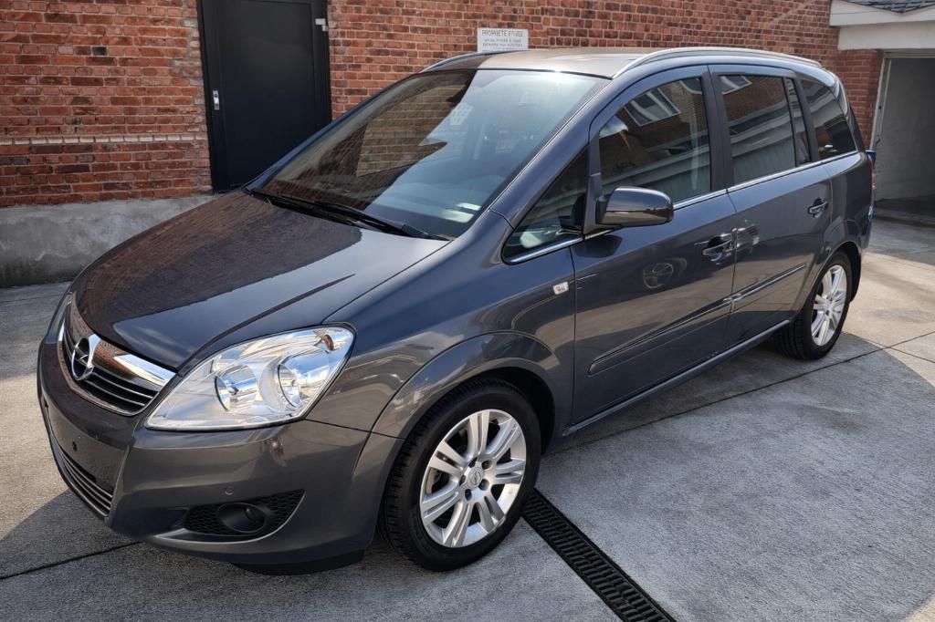 Opel Zafira 1.6 Benzin 75000 KM 7 PLACES  AVEC CAR-PASS, Autos, Argent ou Gris, Achat, 7 places, Boîte manuelle