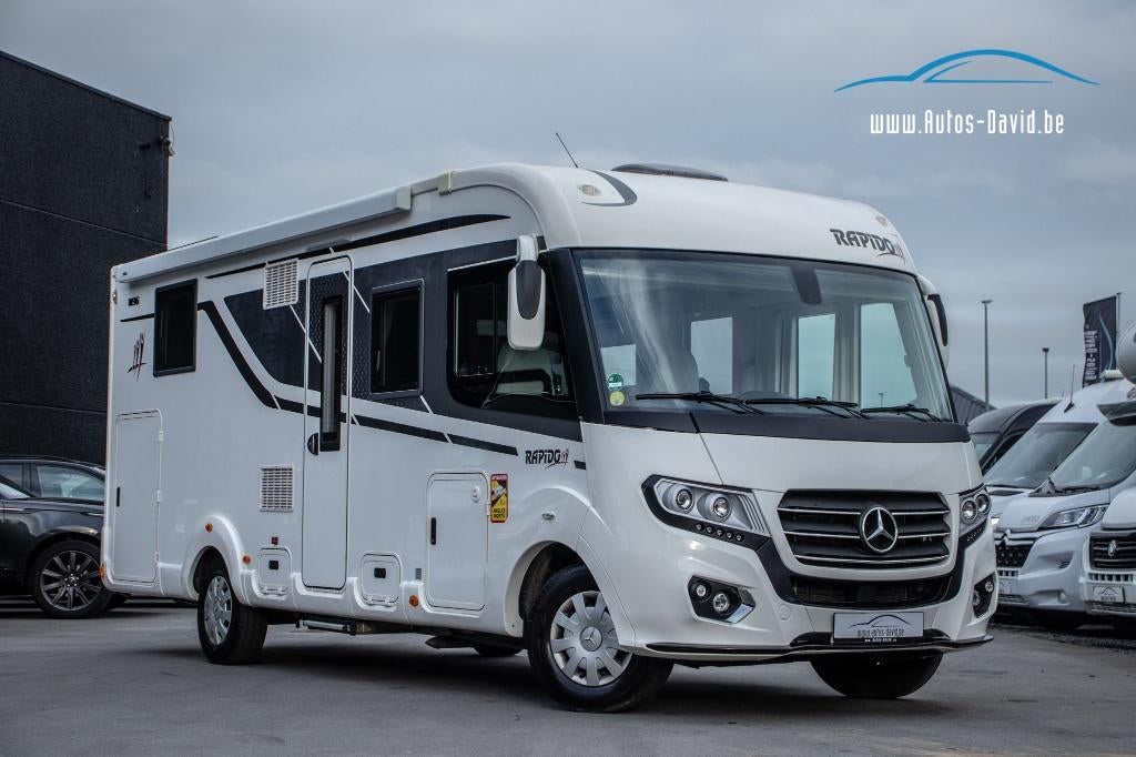 Rapido M96 Mercedes-Benz Camper Aut. 4 Slaappl. 1 EIGENAAR, Vloeistofverwarming, 7 tot 8 meter, Bedrijf, Diesel