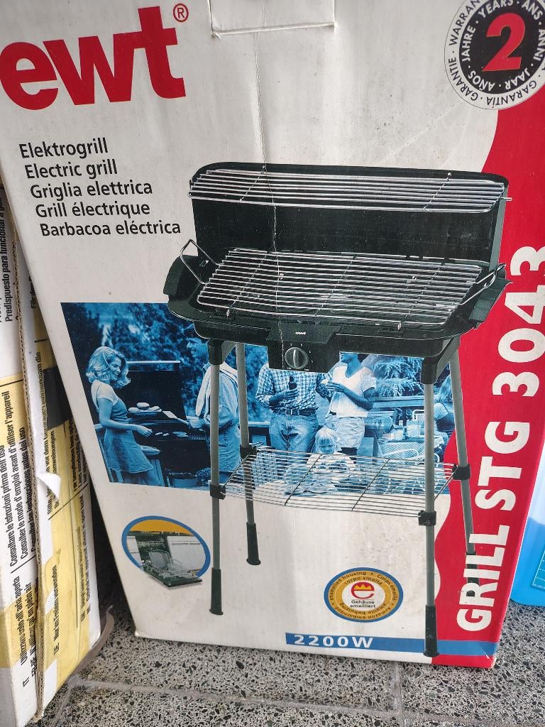 elektrische gril, Enlèvement, Utilisé