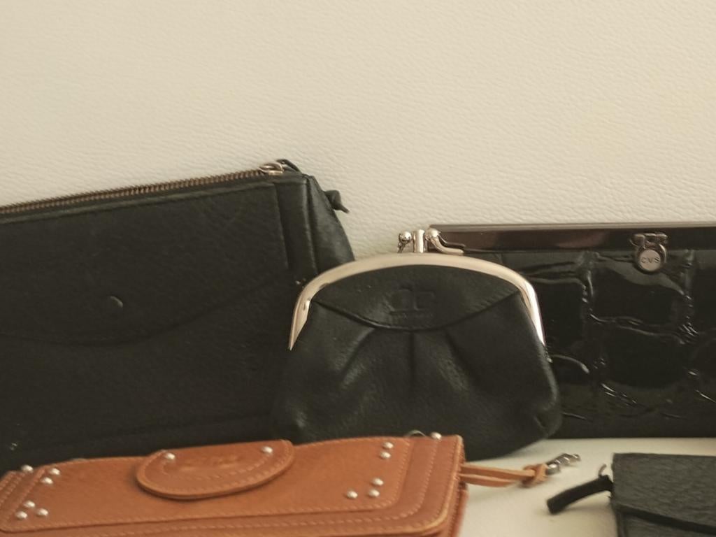 Zw Nathan/zw CVS/Cmel Chloé/zw crinchels/R/cloverflield, Handtassen en Accessoires, Portemonnees, Ophalen of Verzenden, Gebruikt