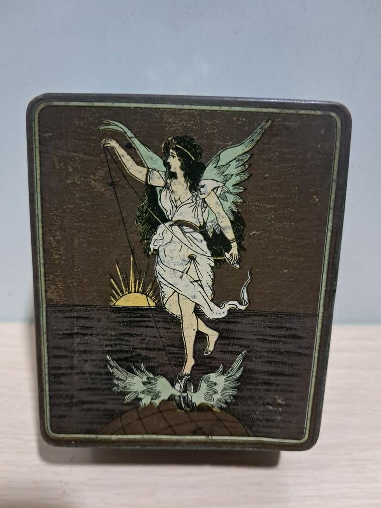 Vintage metalen blik Ring Travellers jaren 20/30, Verzamelen, Militaria | Algemeen, Ophalen