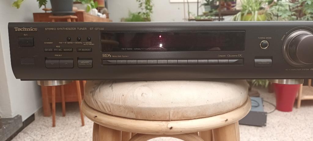 Technics stereo synthesizer tuner ST - GT550, Audio, Tv en Foto, Tuners, Ophalen, Gebruikt