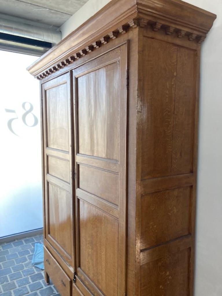 Antieke kleerkast/hallkast, Huis en Inrichting, Gebruikt, 200 cm of meer, 150 tot 200 cm, 50 tot 75 cm