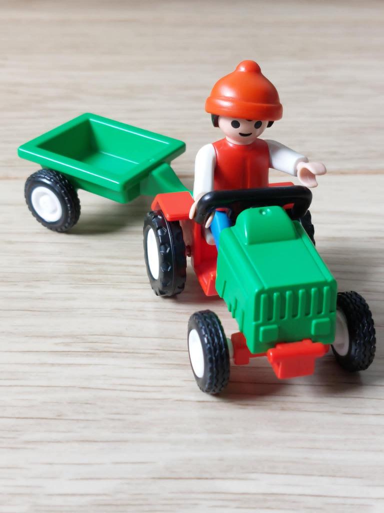 Playmobil Vintage pour enfants avec tracteur et remorque — 3, Enlèvement ou Envoi, Comme neuf, Playmobil en vrac
