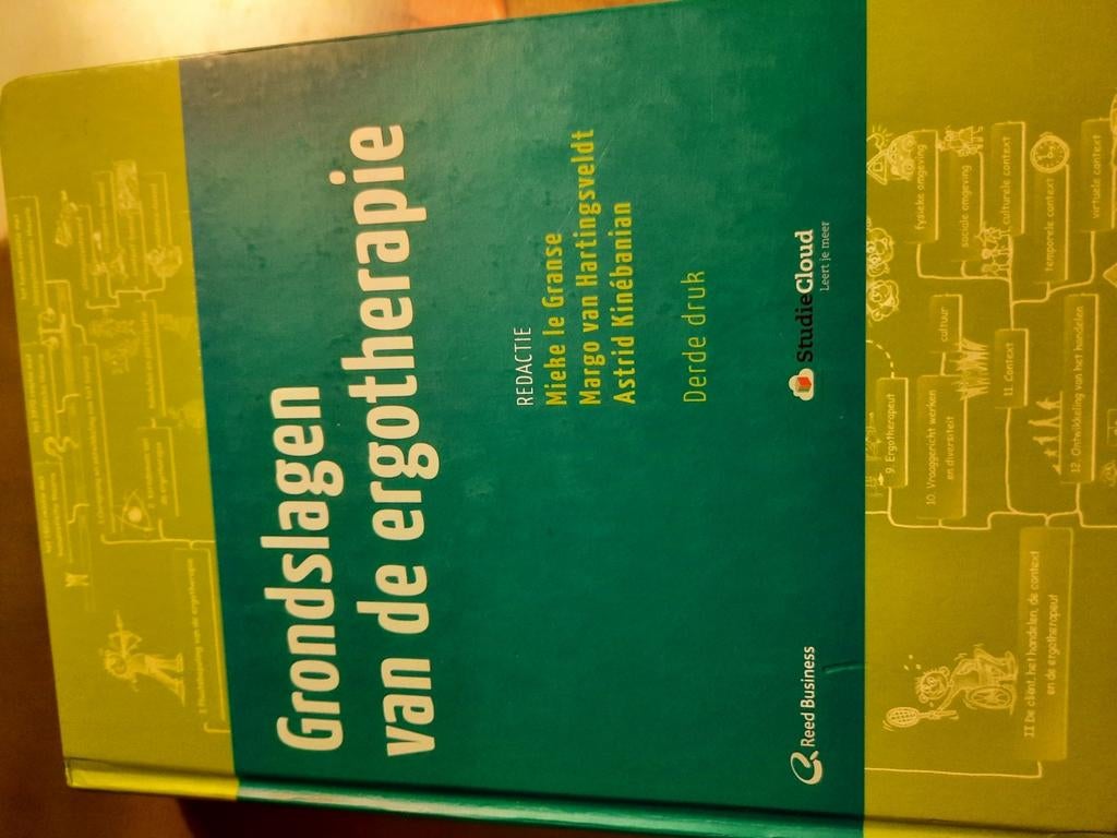 Grondslagen van de ergotherapie, Boeken, Ophalen of Verzenden, Zo goed als nieuw