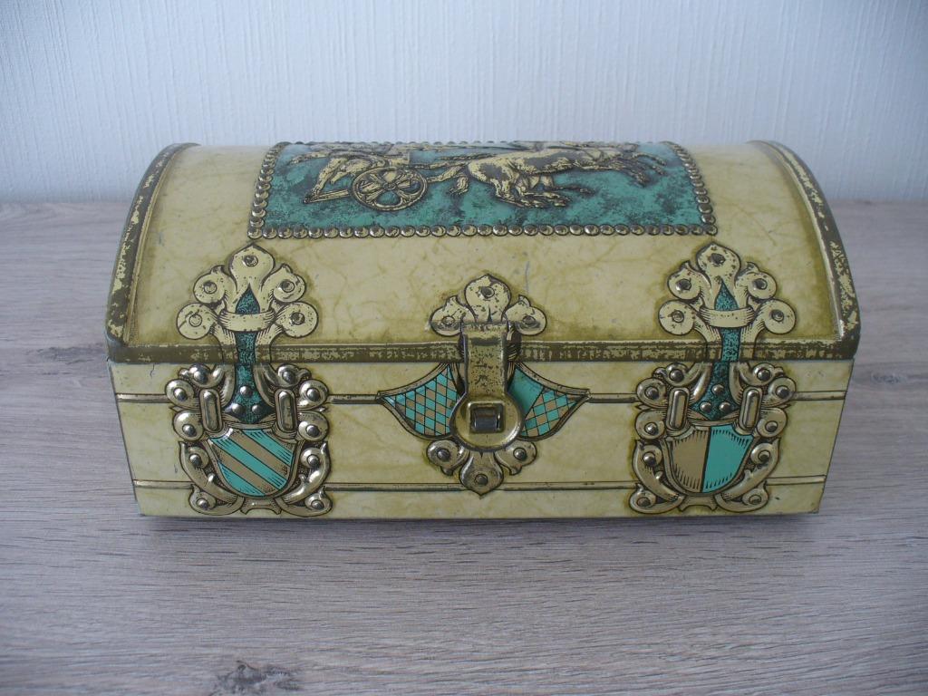 Oude blikken doos, Verzamelen, Ophalen of Verzenden, Gebruikt