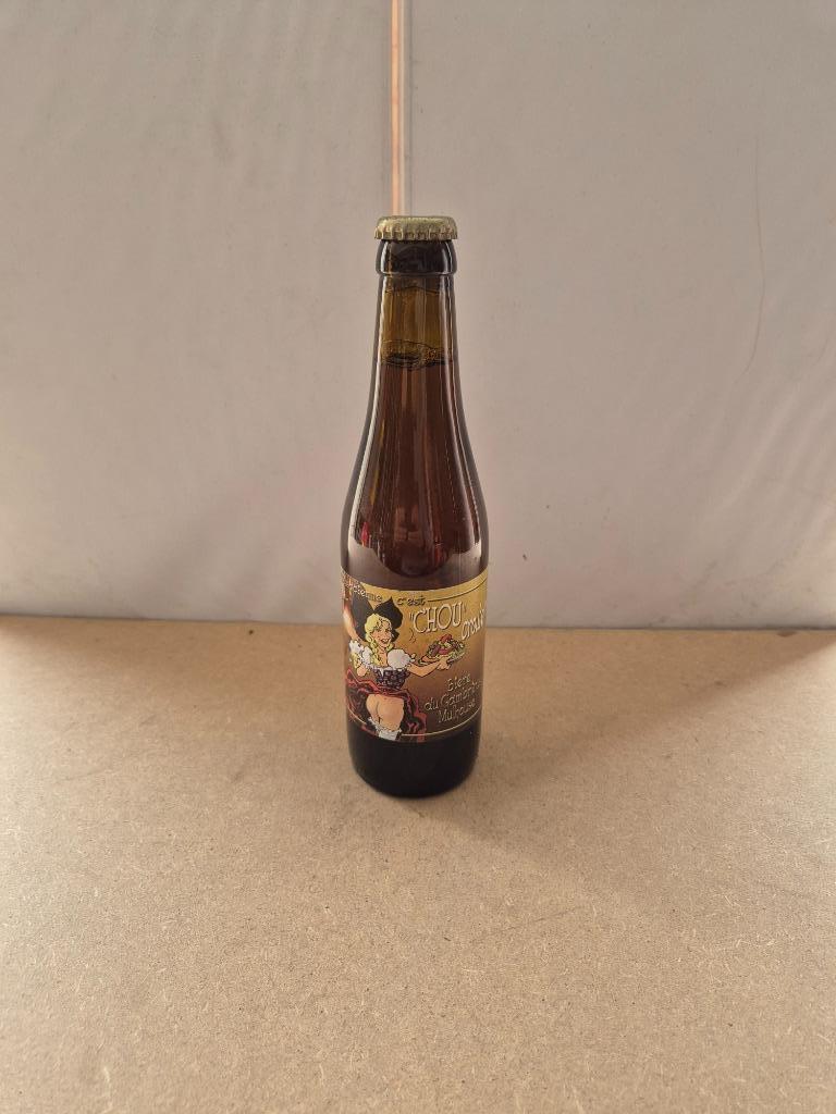 Bouteille de bière L'Alsacienne "Chou" Croute!!!, Verzamelen, Biermerken, Ophalen of Verzenden, Gebruikt, Flesje(s), Overige merken