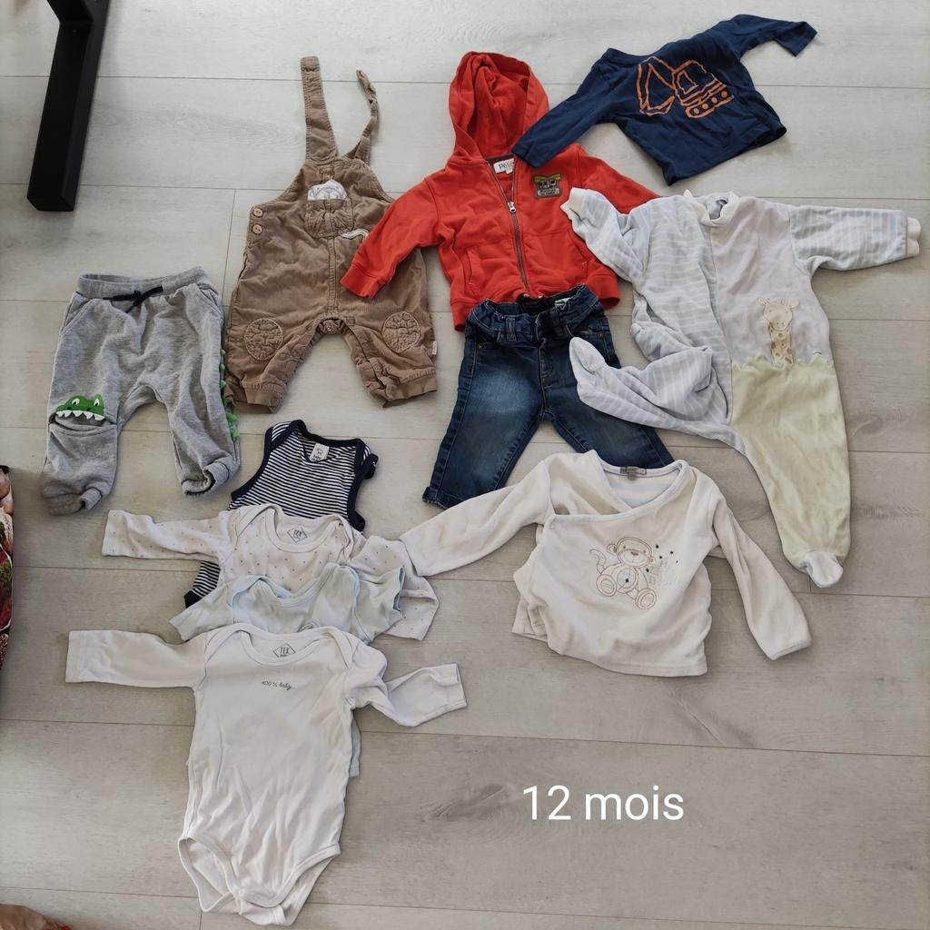 Lot vêtements garçon 12 mois, Enlèvement ou Envoi, Comme neuf, Garçon